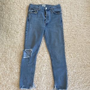 AGOLDE NICO distressed jean